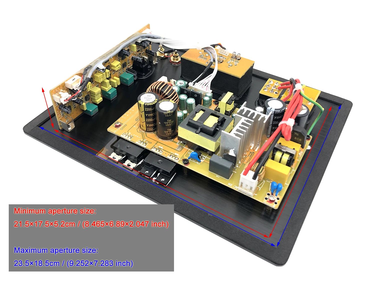 2025NEW HIFI placa amplificadora de subwoofer activo Digital de alta resistencia Mono 200W placa amplificadora de graves puros Audio de cine en casa 110/220V
