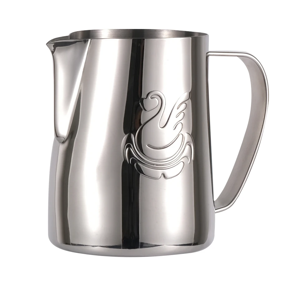 Taza para hacer café expreso, jarras de leche, taza artística para café Latte, jarra para espumar cisne, jarra para espumar leche, cafetera