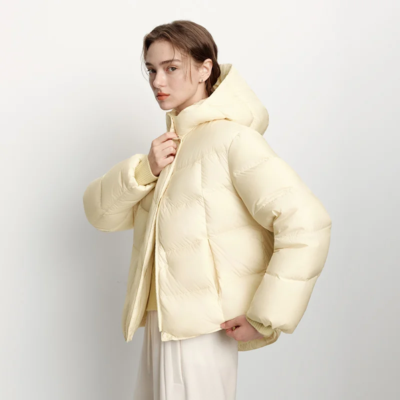 Chaqueta de Plumón Semir para Mujer, Invierno, Impermeable, Resistente a Manchas y Aceite, Generadora de Calor, Antiestática, Nueva Colección 2026, Largo Medio