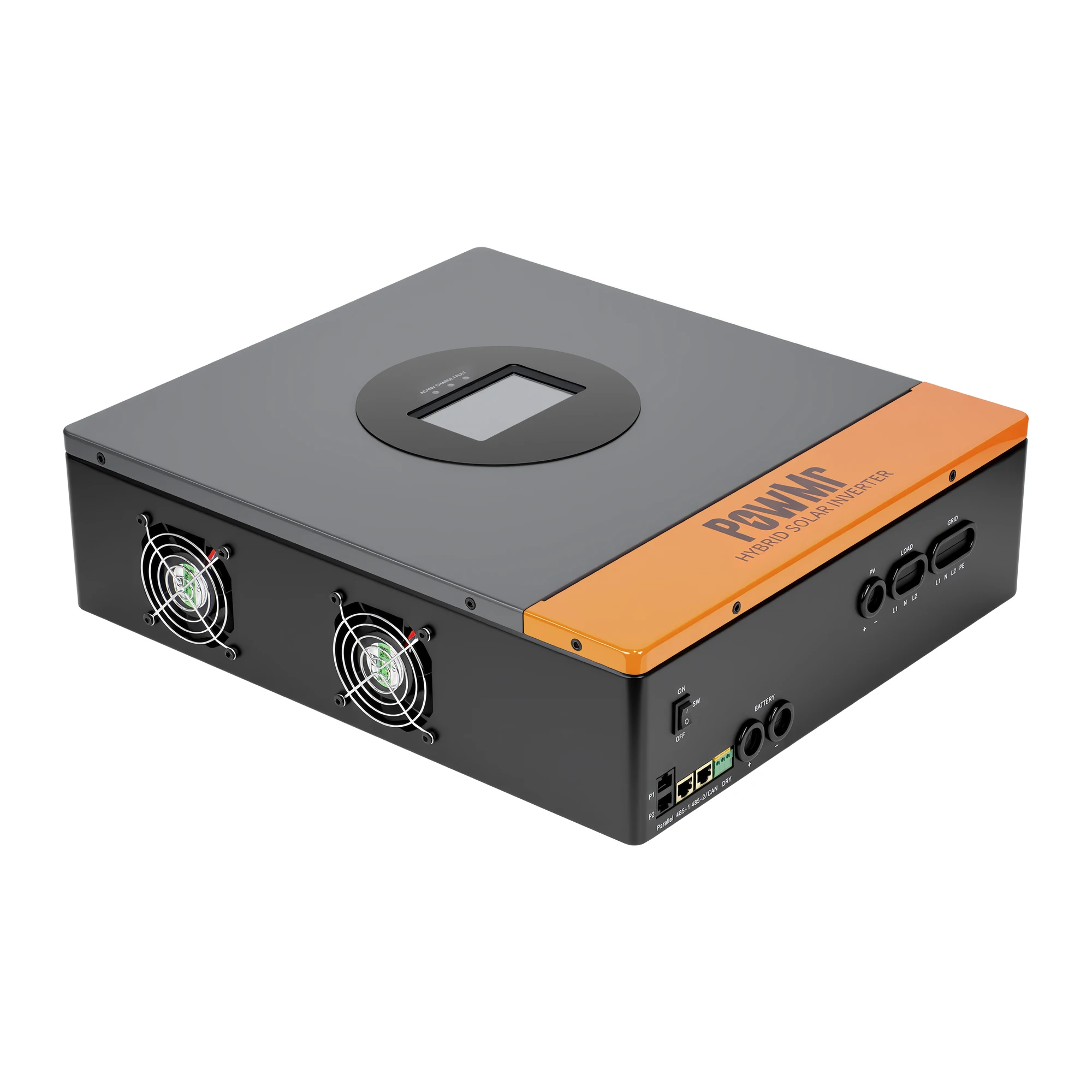 Inversor Solar de Fase Dividida PowMr 8KW 12.5KW DC 48V a 120V 240V AC con Cargador Solar MPPT, Onda Sinusoidal Pura, Inversor Fuera de Red para Hogar, Compatible con Baterías de Litio