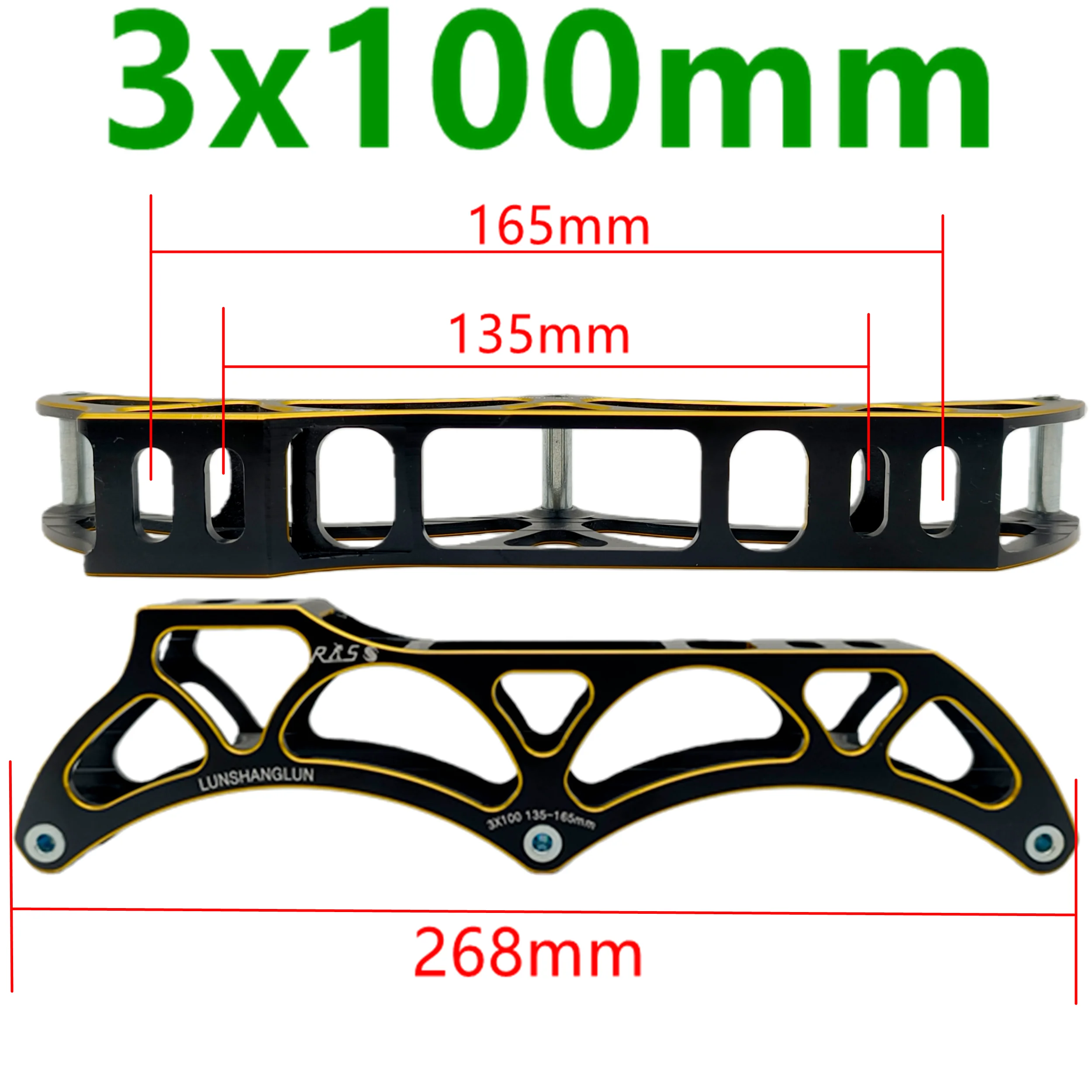 Estructura para Patines de Velocidad 4x90mm 4x100mm 4x110mm 3x90 3x100 3x110mm