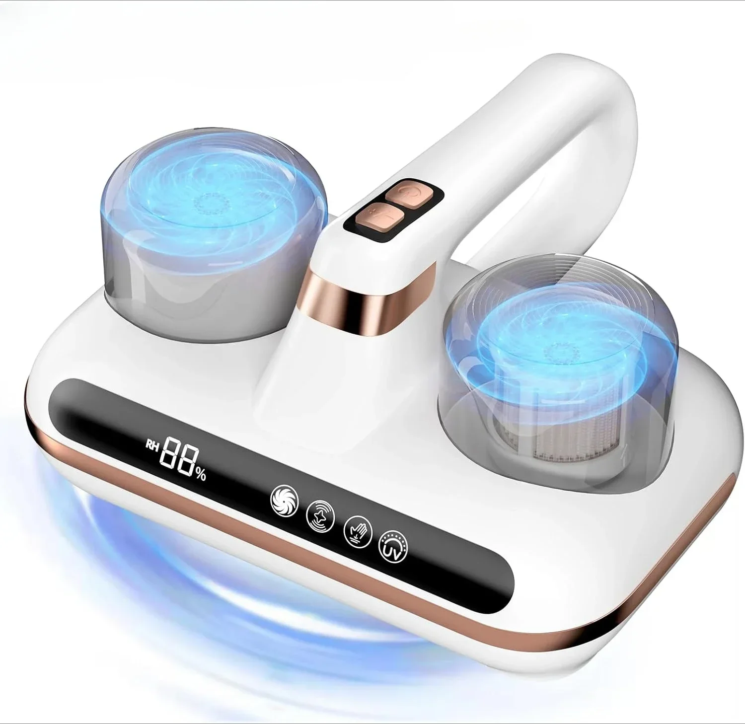Aspirador portátil inalámbrico para cama, aspirador de mano con potente succión de 16Kpa, ligero y ultrasónico, para limpieza de sábanas y sofá