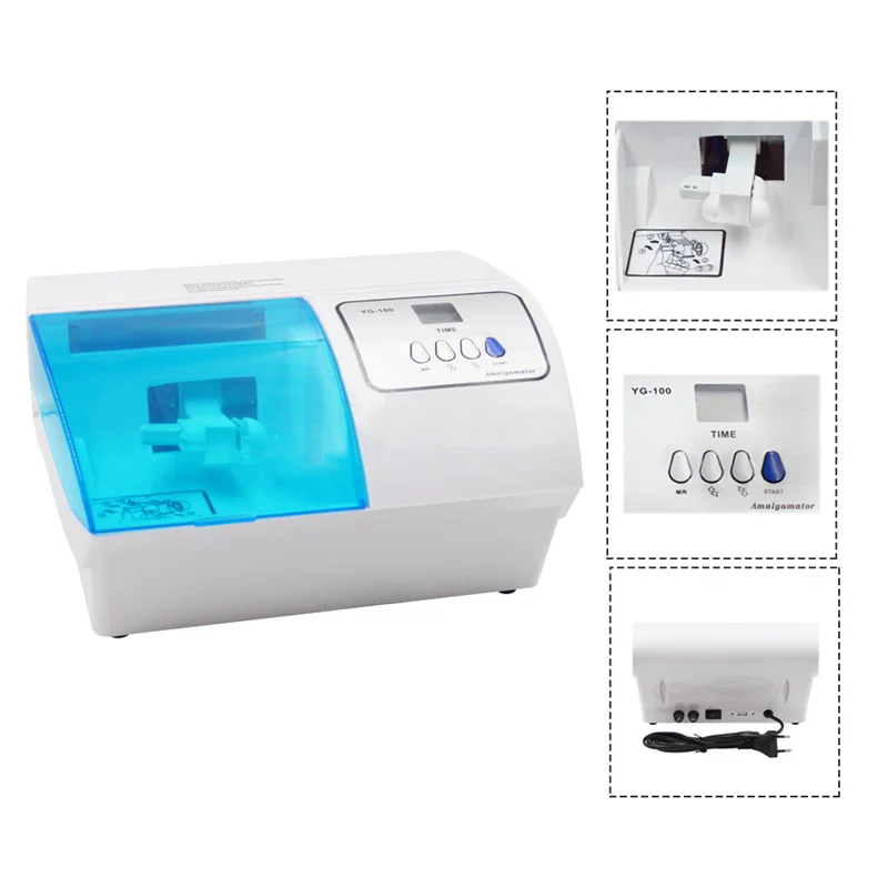 Amalgamadora Digital Dental, mezclador de Amalgama para cápsula mezcladora de laboratorio, 4350 RPM