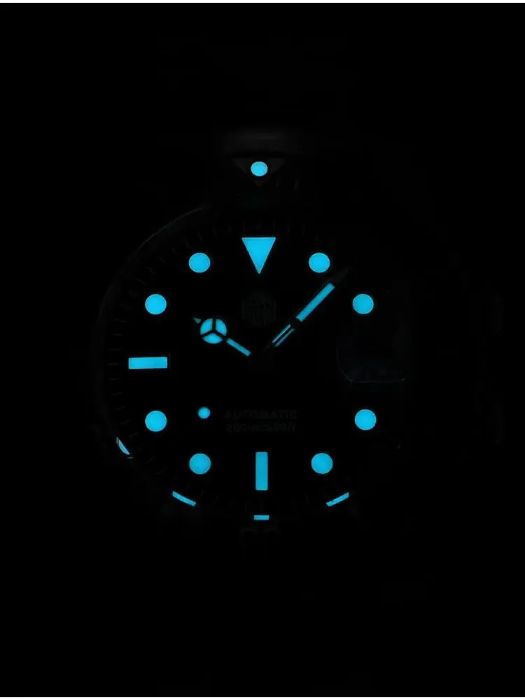 San Martin versión mejorada 40mm Water Ghost Diver reloj hombres relojes mecánicos automáticos de lujo zafiro impermeable 200m SN0017