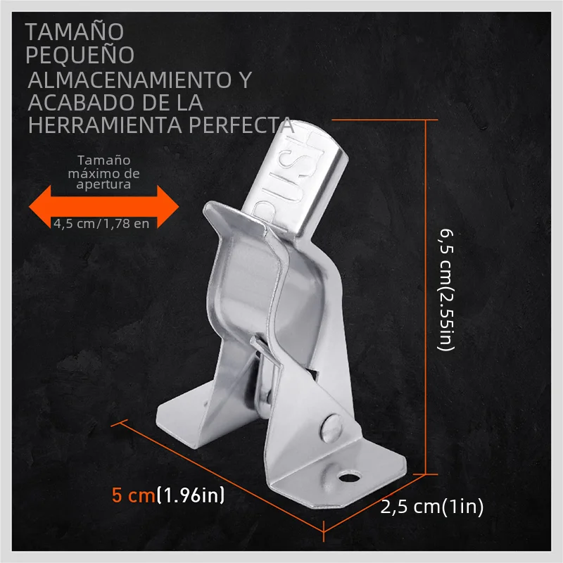 Paquete de 10 Soportes para Palas, Organizador de Herramientas de Jardín para Montar en la Pared, para Garaje, Cobertizo, Ganchos de Almacenamiento
