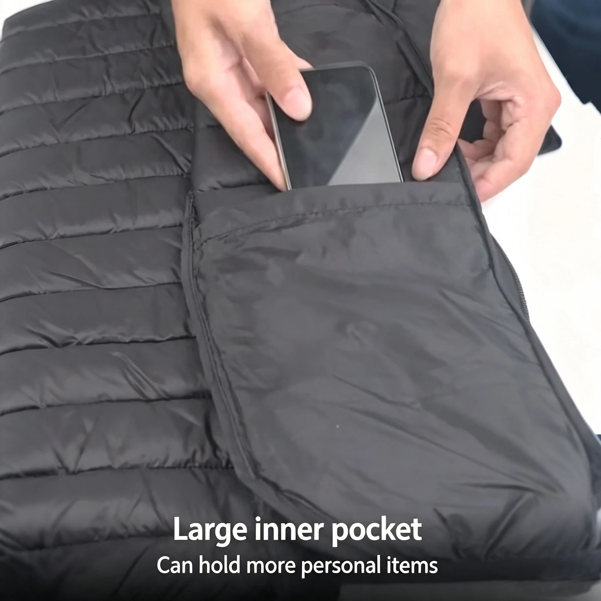 Chaqueta de algodón para senderismo para hombre, Parkas ligeras con capucha y bolsillo con cremallera, ropa de abrigo de moda, chaqueta acolchada informal y abrigo de invierno para hombre