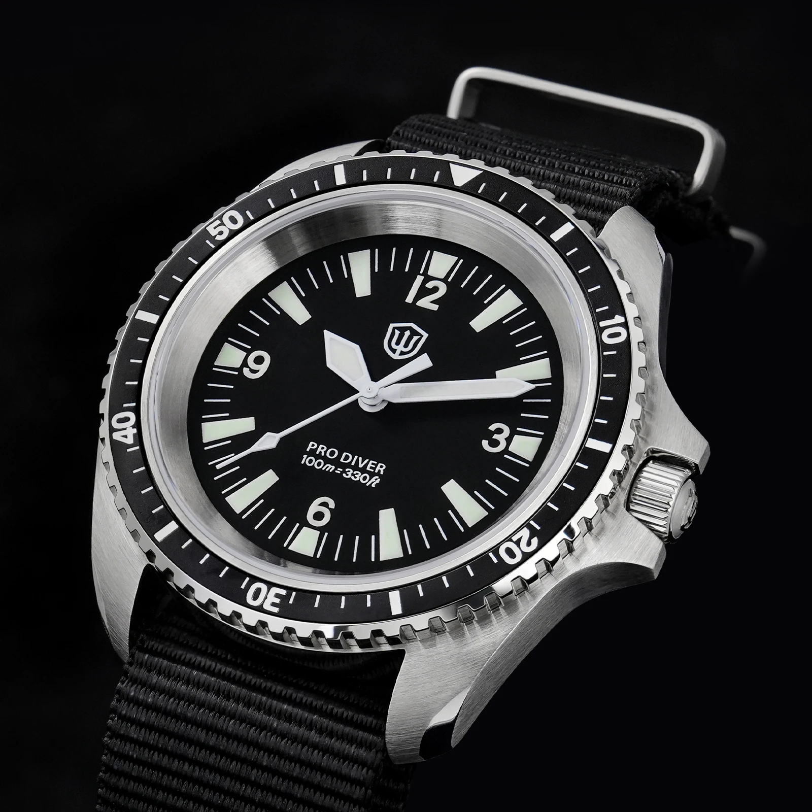 Watchdives WD1980 V3 reloj de lujo VH31 barrido segundos movimiento de cuarzo revestimiento AR cristal de zafiro 10Bar relojes impermeables para hombres