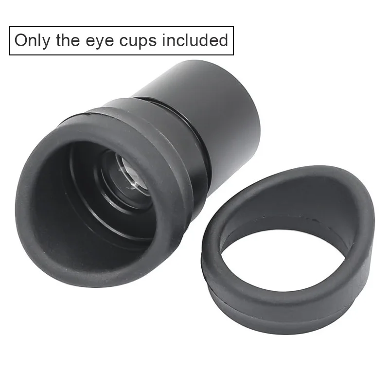 Protector ocular de goma para microscopio estéreo, accesorios para telescopio, 1 par