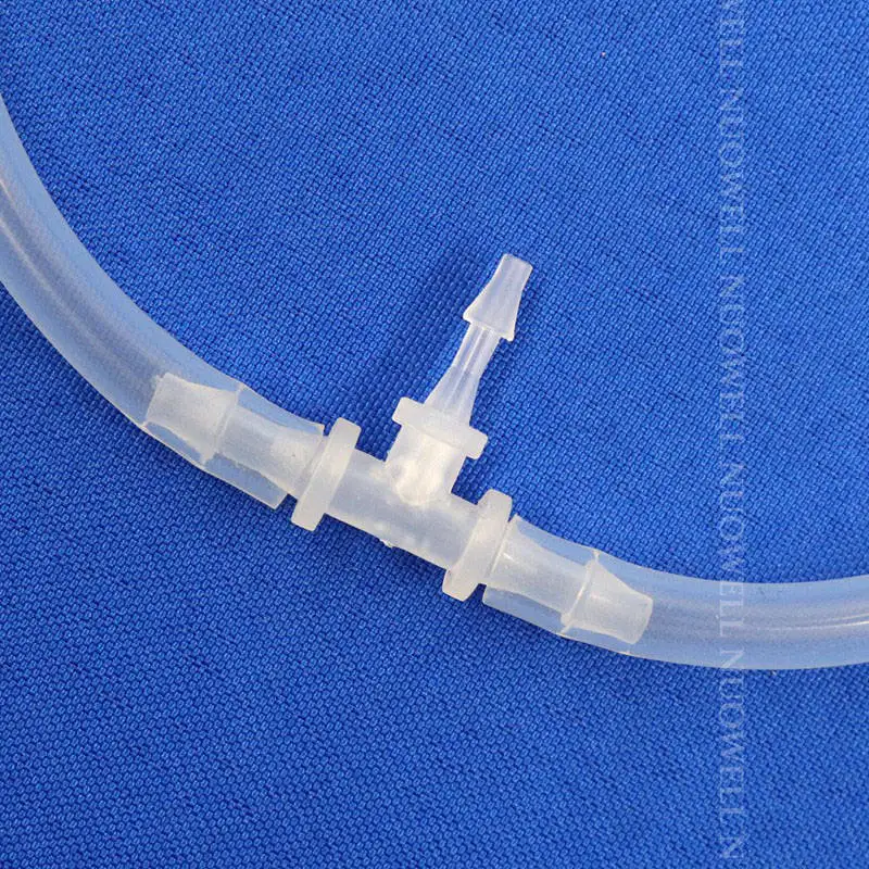 5 ~ 100 Uds 4mm tipo T reductor en T conector de plástico PP adaptador de Pagoda desviador de agua accesorios de tubería de riego manguera junta de acuario