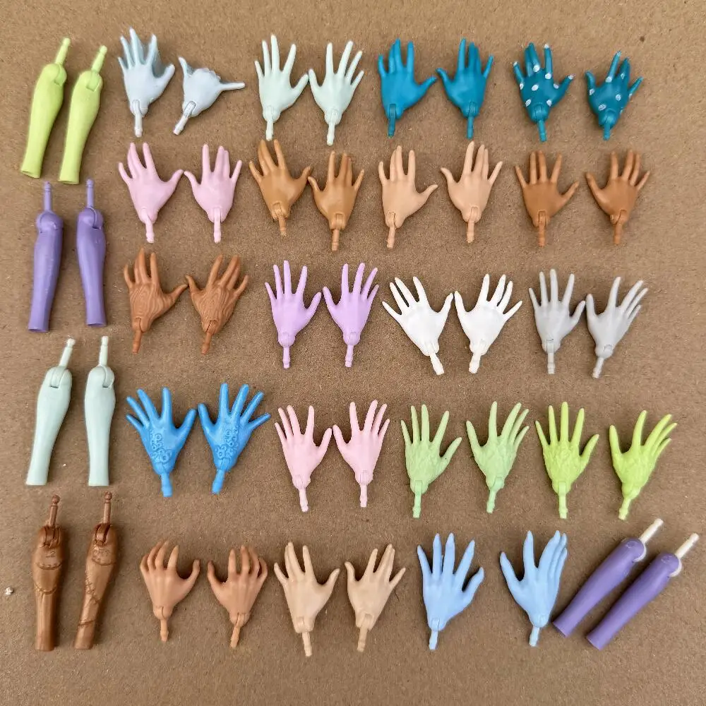 Muñeco monstruo Original, manos y brazos de repuesto, blanco, marrón, Beige, verde, azul, tono de piel, juguetes, accesorios DIY, 1/6