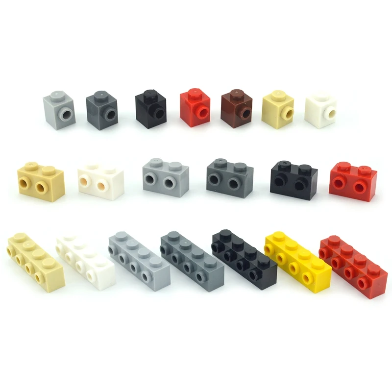 Compatible ensambla partículas 87087 11211 30414 99206 22885 especial 1x1 1x2 1x4 con perno en el lado bloques de construcción juguetes creativos