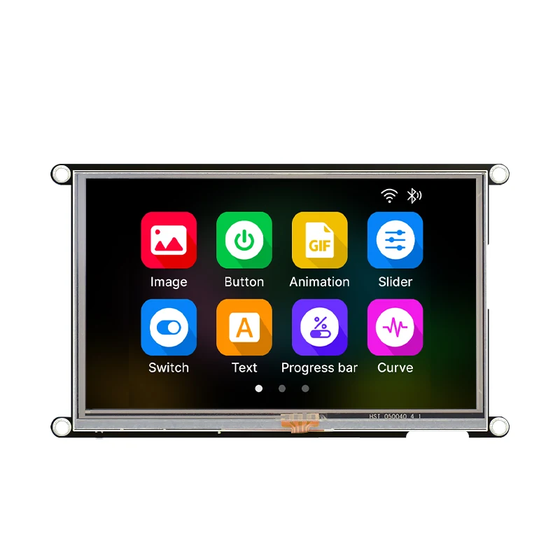 Guition ESP32S3 8M PSRAM 16M FLASH 5 pulgadas IPS 800*480 módulo de pantalla LCD de alta definición táctil capacitivo con WIFI y Bluetooth
