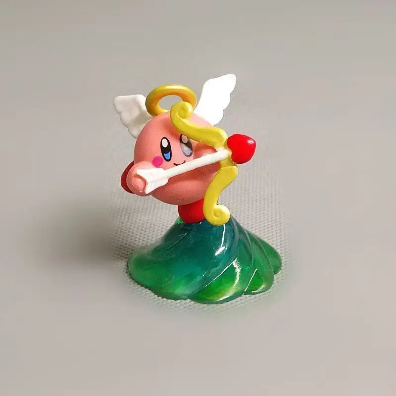 Juego Kirby mago serie figura lindos personajes de dibujos animados adornos de escritorio estatuilla colección de modelos de PVC regalo de cumpleaños para fanáticos
