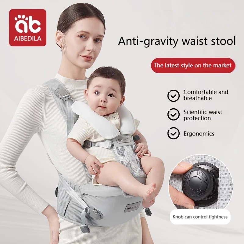 Portabebés AIBEDILA, canguro ergonómico para niños, mochila frontal trasera, bolso envolvente para recién nacidos de 0 a 6 meses
