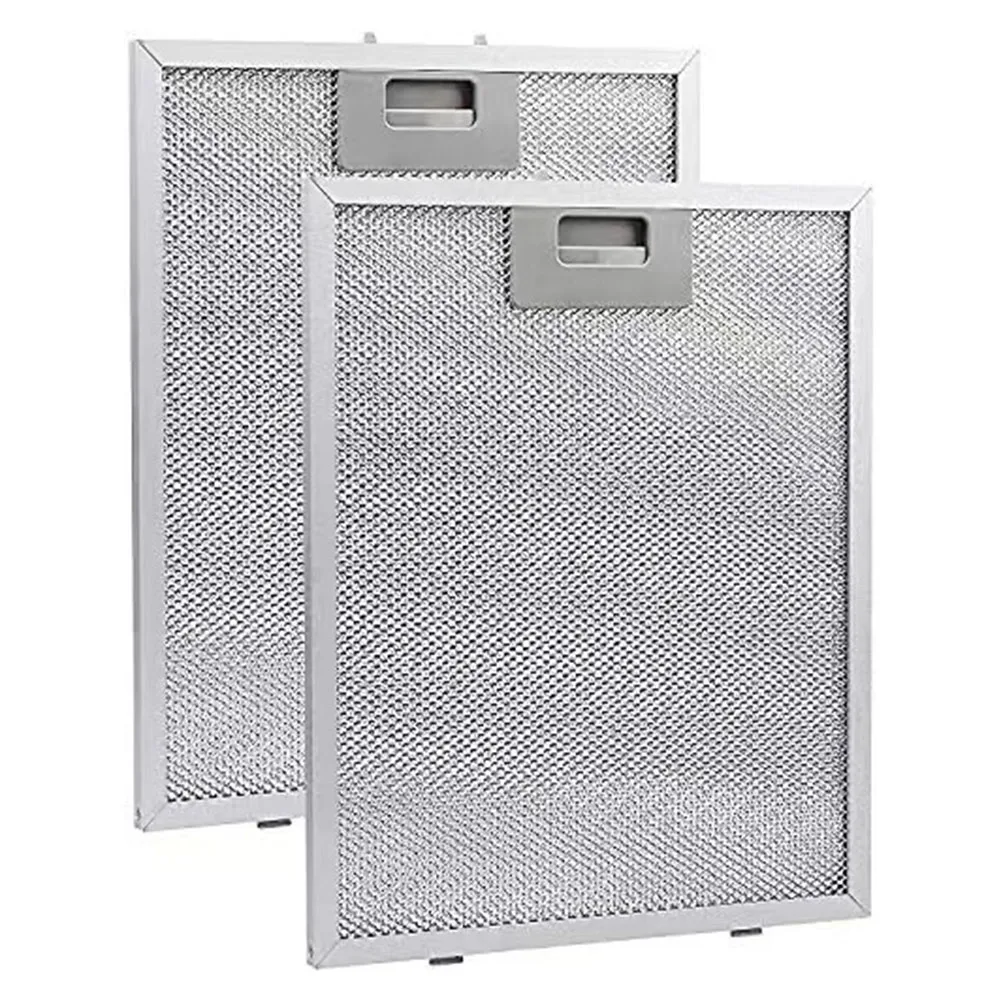 2x filtro de campana extractora de repuesto ventilación aspirador de aluminio 26*32CM malla metálica campana extractora filtro de grasa Extractor de cocina