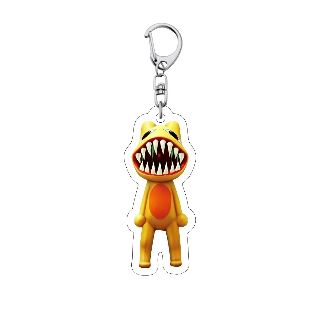 Llavero de acrílico con personaje de Hospital de Animales de Terror, accesorio para bolso del juego Hospital de Animales