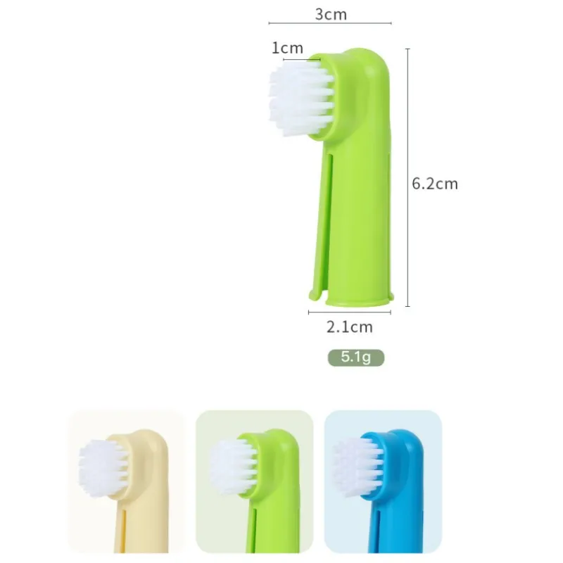 Juego de cepillos de dientes para perros, cepillo de dientes para mascotas, 3 uds., limpieza de dientes para perros, juego de cepillos de dientes para perros, cuidado bucal, cepillo de dientes para gatos, suministros para mascotas