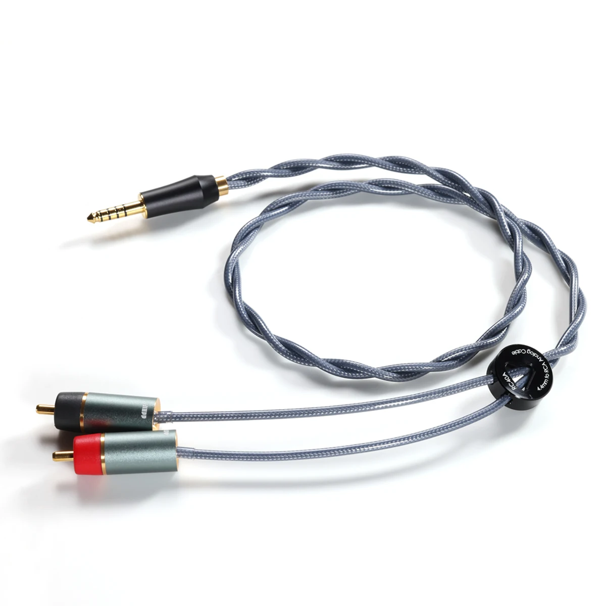 Cables RCA plateados blindados DD ddHiFi RC30A RC30B RC40A para sistemas de escritorio, 3,5/4,4mm/RCA a RCA (disponibles en 60cm / 120cm)