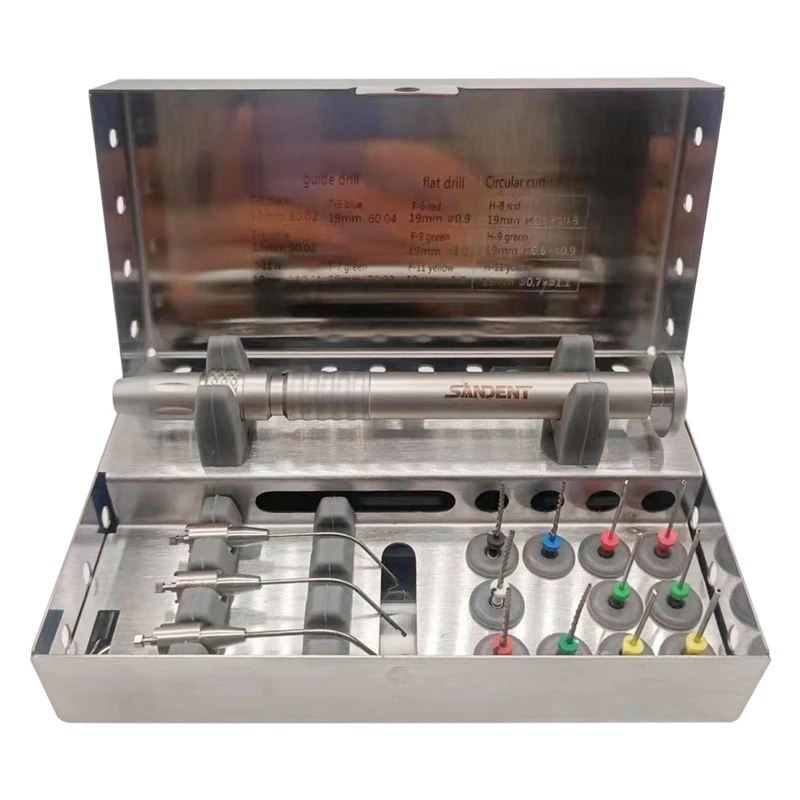 Kit de extracción de archivos de conducto radicular Dental, juego de instrumentos de rescate para eliminación de archivos rotos Endodoncia, herramientas de soporte reutilizables