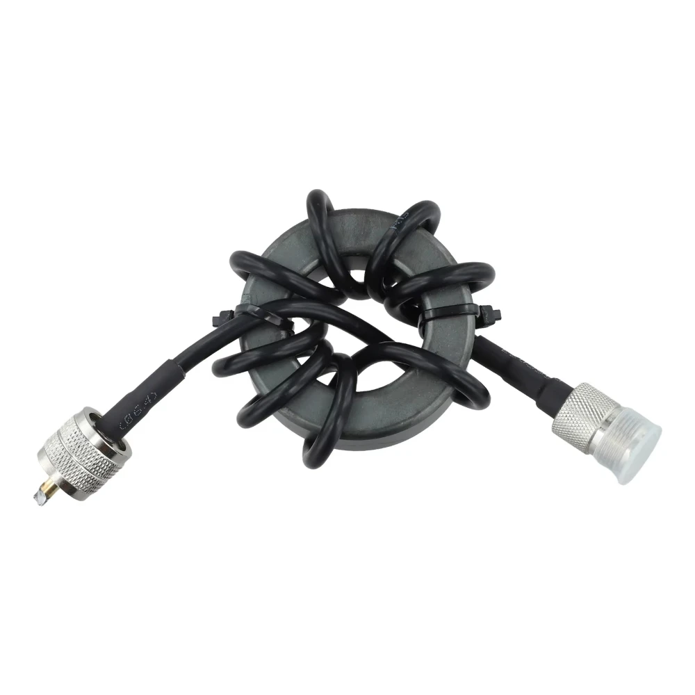 Bobina de estrangulación de onda corta, anillo magnético EM-25 EM-43, accesorio de Radio HF, 200W, 1000W, supresión de ruido, interferencia electromagnética