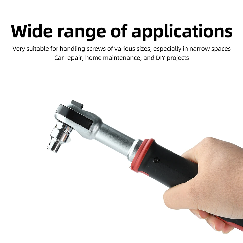 Llave Eléctrica de Trinquete Recargable Tipo-C de 3.6V con Enchufe de 1/4 para Reparación Automotriz, Mantenimiento del Hogar y Proyectos de Bricolaje