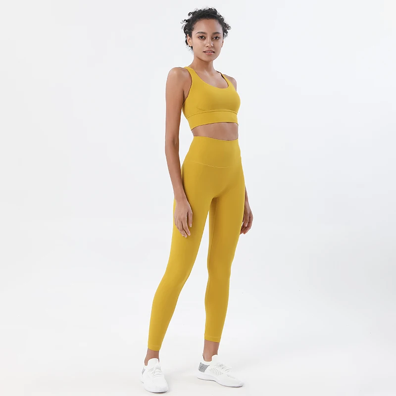 SOISOU-ropa de Yoga de nailon para mujer, Leggings deportivos para gimnasio, conjuntos cortos de sujetador elástico de cintura alta, 3 tipos, 12 colores,ropa mujer envio gratis liquidación,conjuntos de pantalón