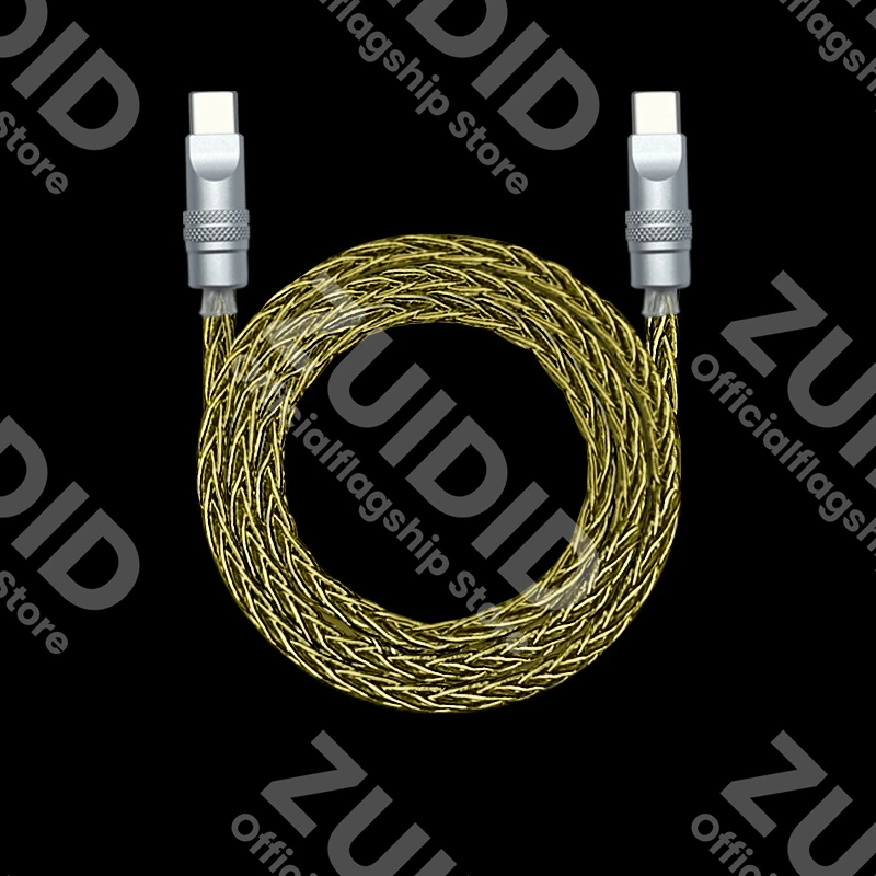 Cable de carga rápida personalizado de 240W USB C a tipo C Cable de datos USB C de cobre y cristal único para IPhone 16 15 MacBook iPad Samsung