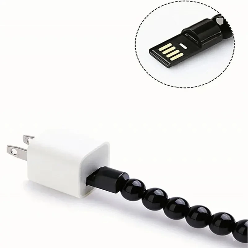 Pulsera cable USB portátil de carga rápida USB Micro tipo C cable cargador para iPhone15 14 13 12 Pro Max X Samsung Xiaomi Huawei
