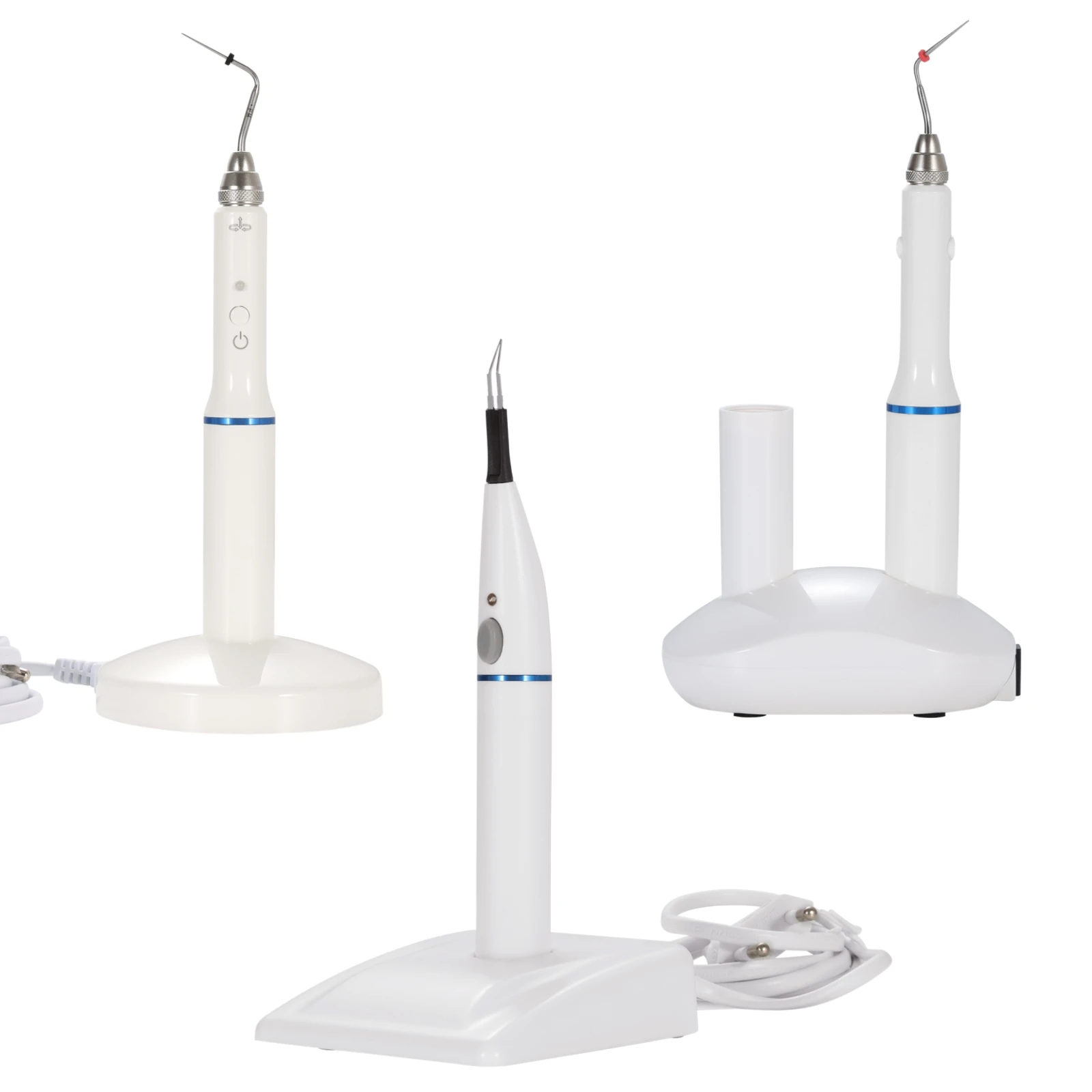 Sistema de obturación Dental Endo Gutta Percha, pluma calentada, calefacción de 2 segundos, doble carga/simple/cortador de encías dentales