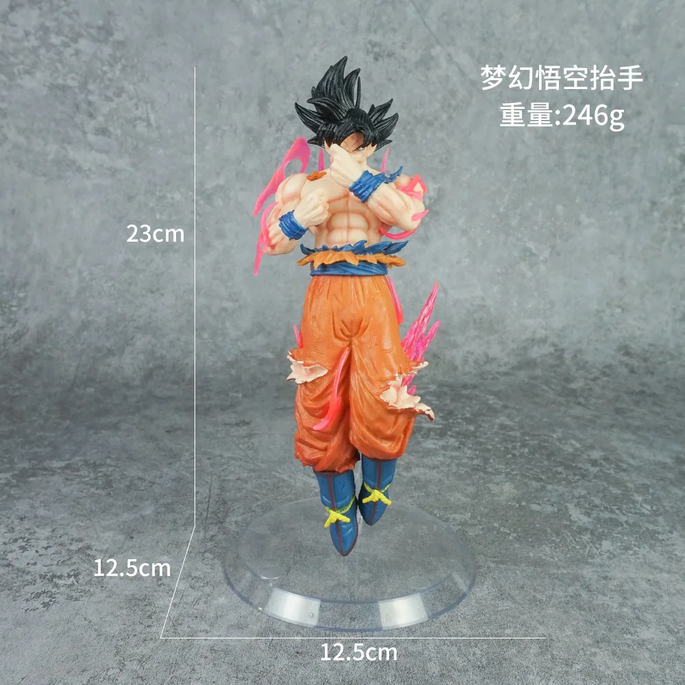 Figuras de acción de Dragon Ball Z Ultra Instinct Goku, estatua de Pvc, modelo de colección, juguetes, regalos