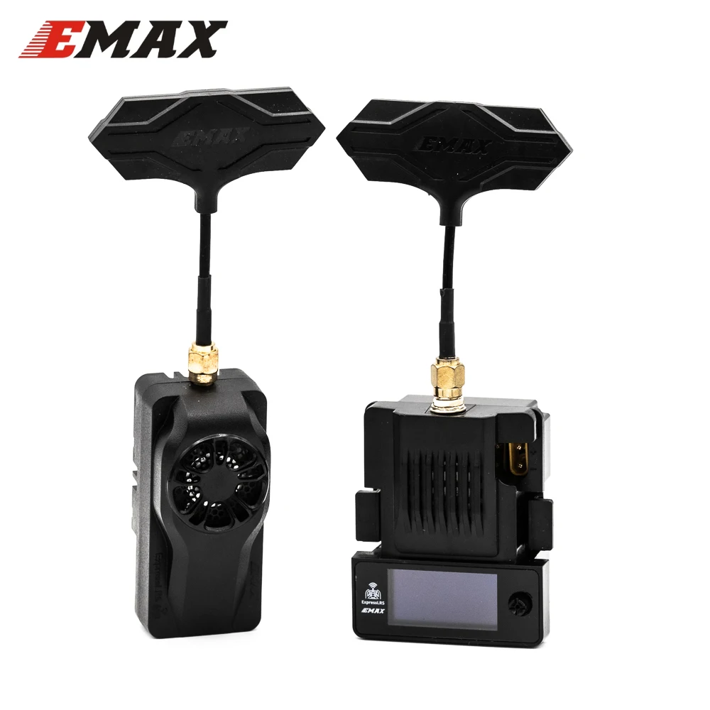 Módulo Original EMAX oficial Aeris Link ExpressLRS ELRS Micro TX 2,4G 915MHz con pantalla OLED y ventilador de refrigeración para Dron RC FPV