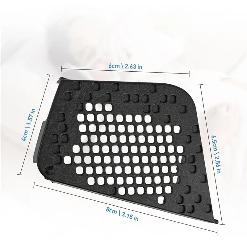 Cubierta de la placa lateral del filtro del respirador CPAP S10, placa de cubierta, deflector de entrada de aire, accesorio de repuesto, cubierta lateral del filtro.