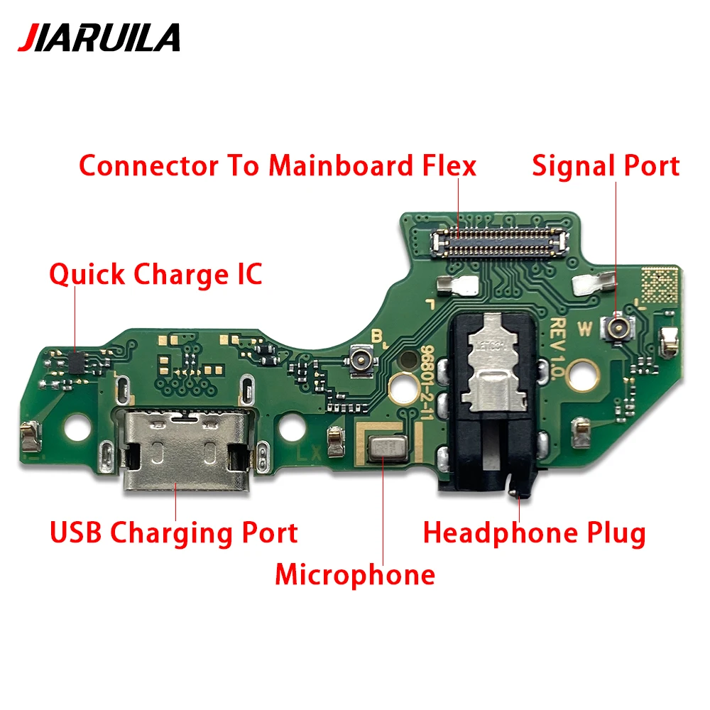 Conector de base USB, puerto de carga, Cable flexible para Samsung A22 A32 A42 4G 5G A225F A226 A325F A336, placa de carga con módulo de micrófono
