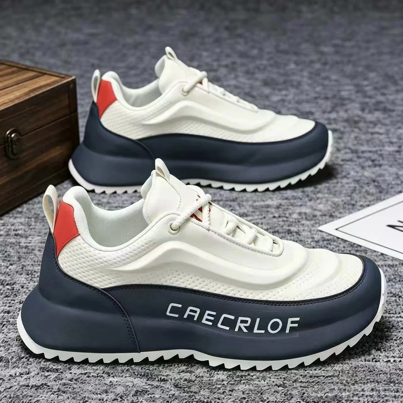 Zapatillas Casuales para Hombre, Forro de Tela Cómodo, Antideslizantes y Resistentes al Desgaste, Adecuadas para Deportes y Uso Diario