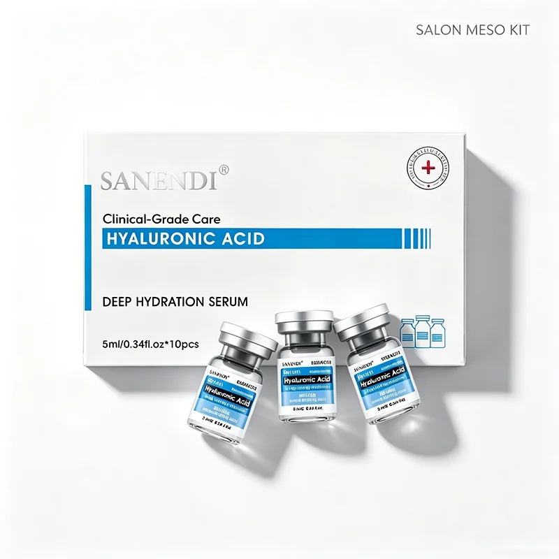Kit de Reparación con PDRN+EGF+Ácido Hialurónico, Suero con Factor de Crecimiento de ADN de Salmón, Hidratación Profunda, Calmante, Renovación de la Barrera Cutánea, Set Meso Salon
