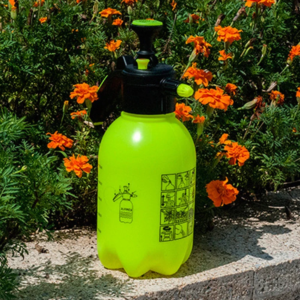 Pulverizador de jardín de 2L, bomba de agua, pulverizador a presión, correa ajustable, botella de pulverización para plantas, césped, agricultura, herramienta de riego de jardinería