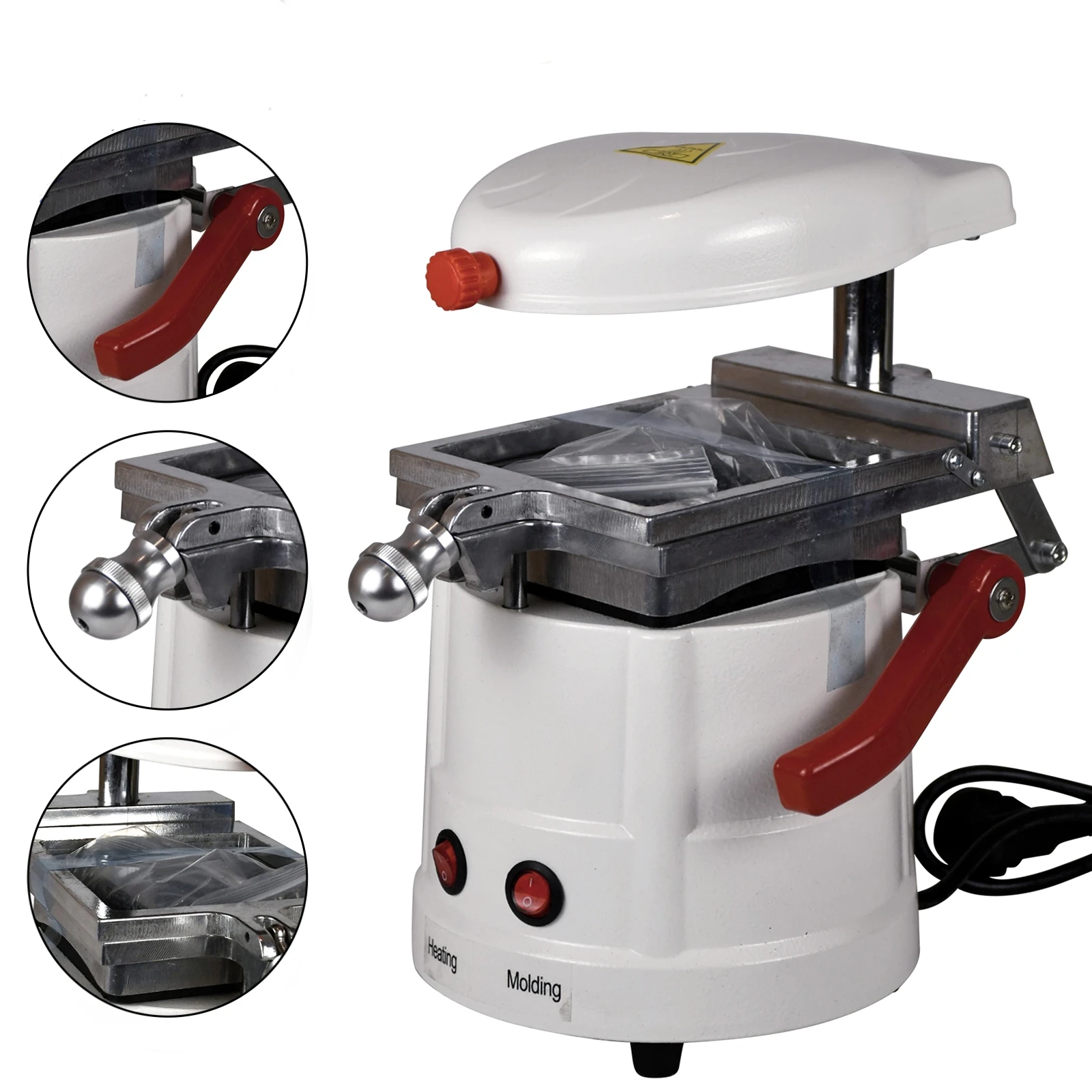 Máquina de Termoformado Dental al Vacío para Laboratorio 800W 110V Equipo de Laboratorio Stock en EE. UU.