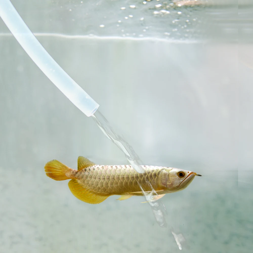 Micro manguera suave de riego de jardín de PVC transparente de 5-50m y 1/4 pulgadas, tubo de plástico transparente de 4/6MM, bomba de acuario, tubo de drenaje, válvula de goteo