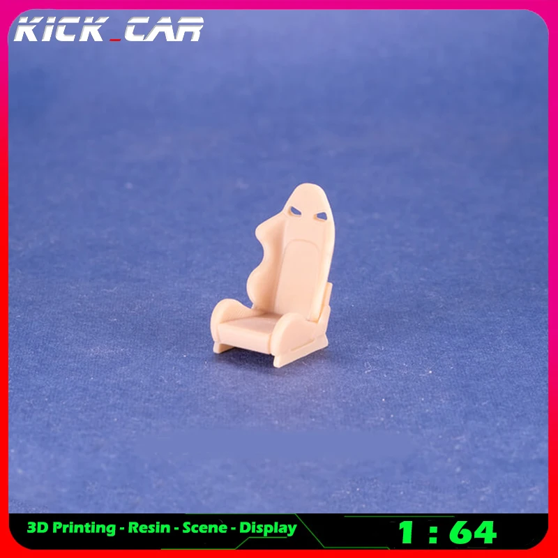 Kickcar 1/64 asientos de carreras modelo coche Diorama resina sin color herramientas de reparación de escena de garaje decoración escena de simulación juguete