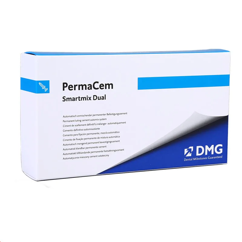 DMG PermaCem Smartmix Cemento de Resina Autoadhesivo Dual 10g/unidad Material Dental de Doble Curado para Coronas, Puentes e Incrustaciones