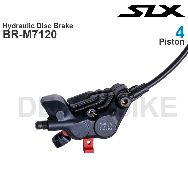 SHIMANO SLX M7120 grupo de frenos hidráulicos BL-M7100 palanca BR-M7120 freno de 4 pistones con pastillas para piezas originales de bicicleta MTB