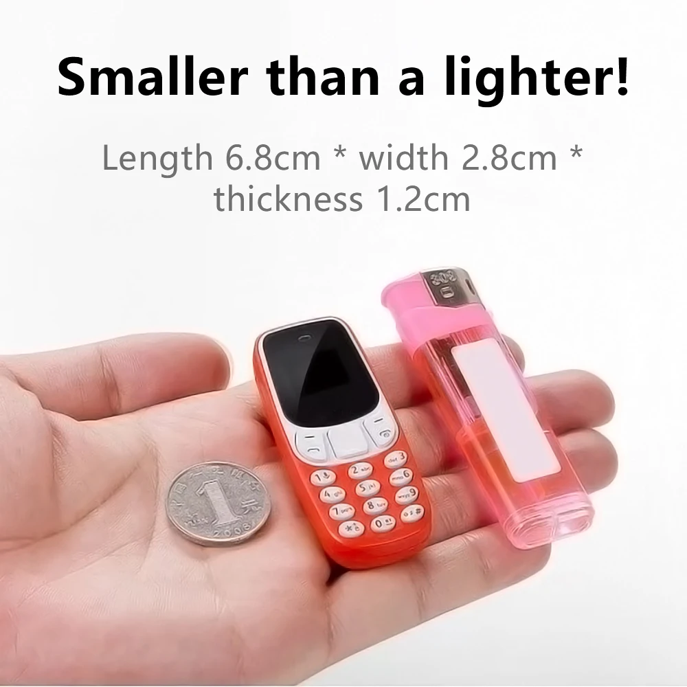SERVO pequeño teléfono móvil Bluetooth marcador Magic voice baja radiación grabación de llamadas telefónicas 2/3 SIM GSM desbloqueado Mini teléfono móvil