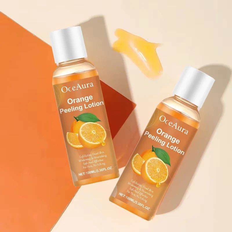 Aceite Exfoliante Amarillo, Limpieza Suave, Elimina la Piel Muerta, Suero Exfoliante Corporal, Hidratante, Suaviza y Delicia la Piel