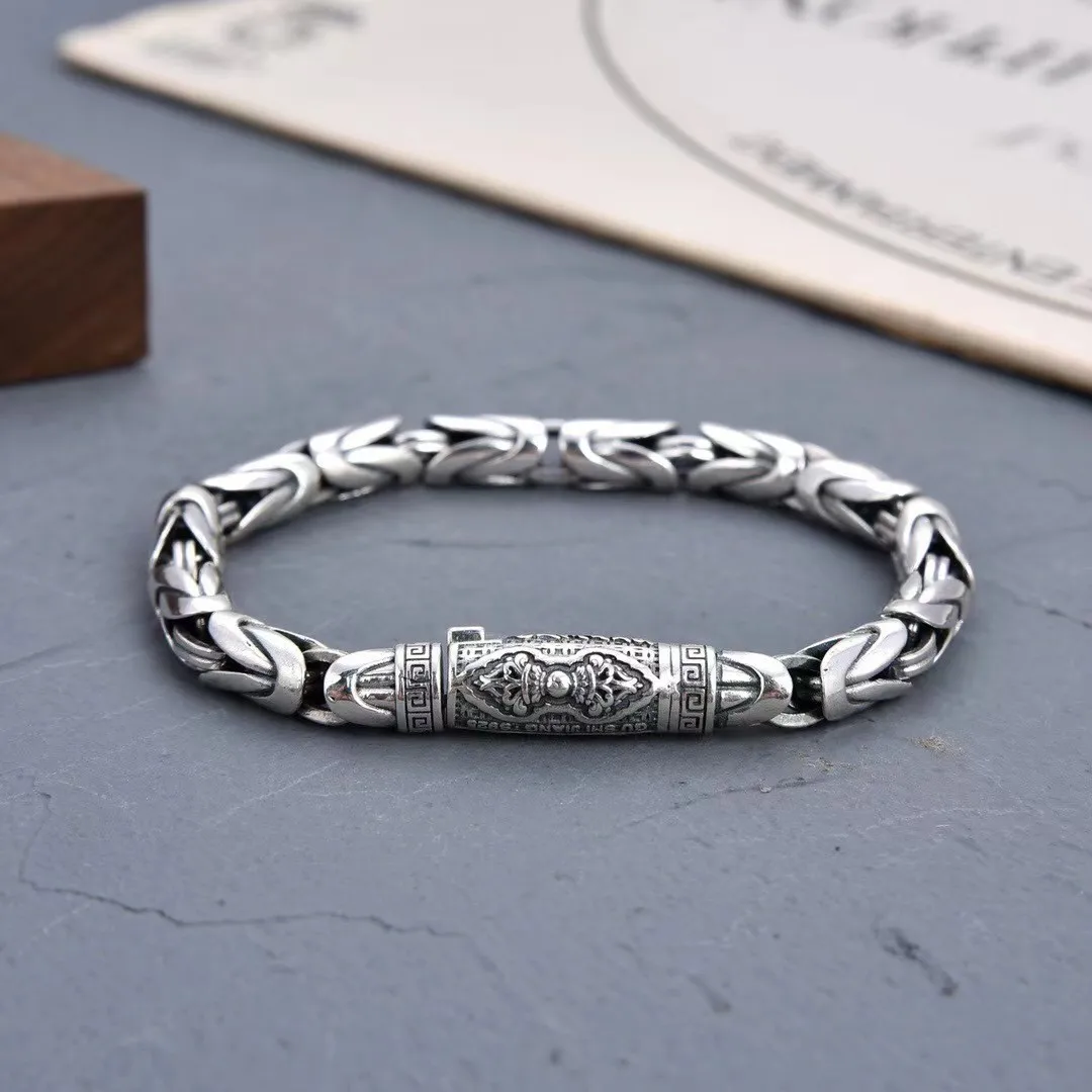 ZAKOL-pulsera hecha a mano de Color plateado Vintage para hombres y mujeres, pulsera tailandesa elegante de estilo Hip Hop, accesorios de joyería