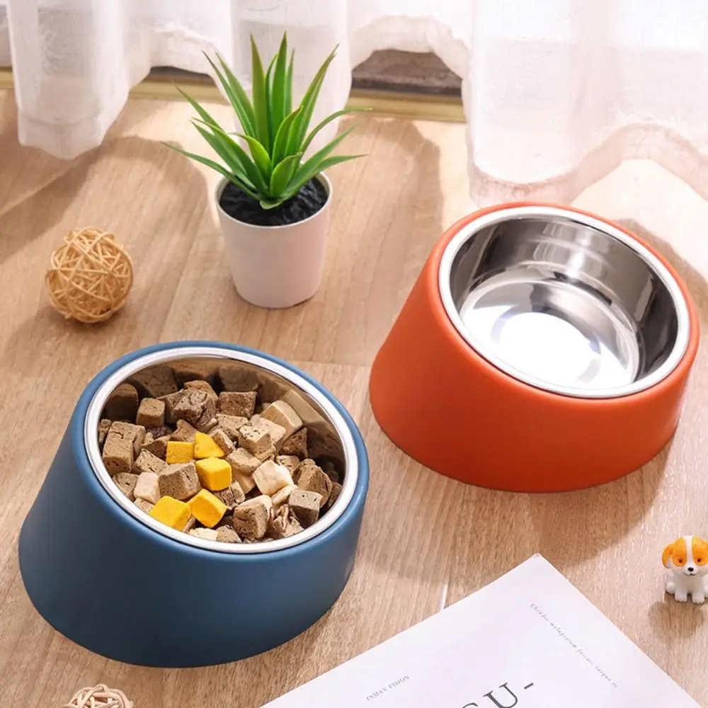 Cuencos desmontables de acero inoxidable con soporte resistente, alimentador ergonómico elevado para perros, perfecto para una alimentación saludable y Decoración elegante del hogar