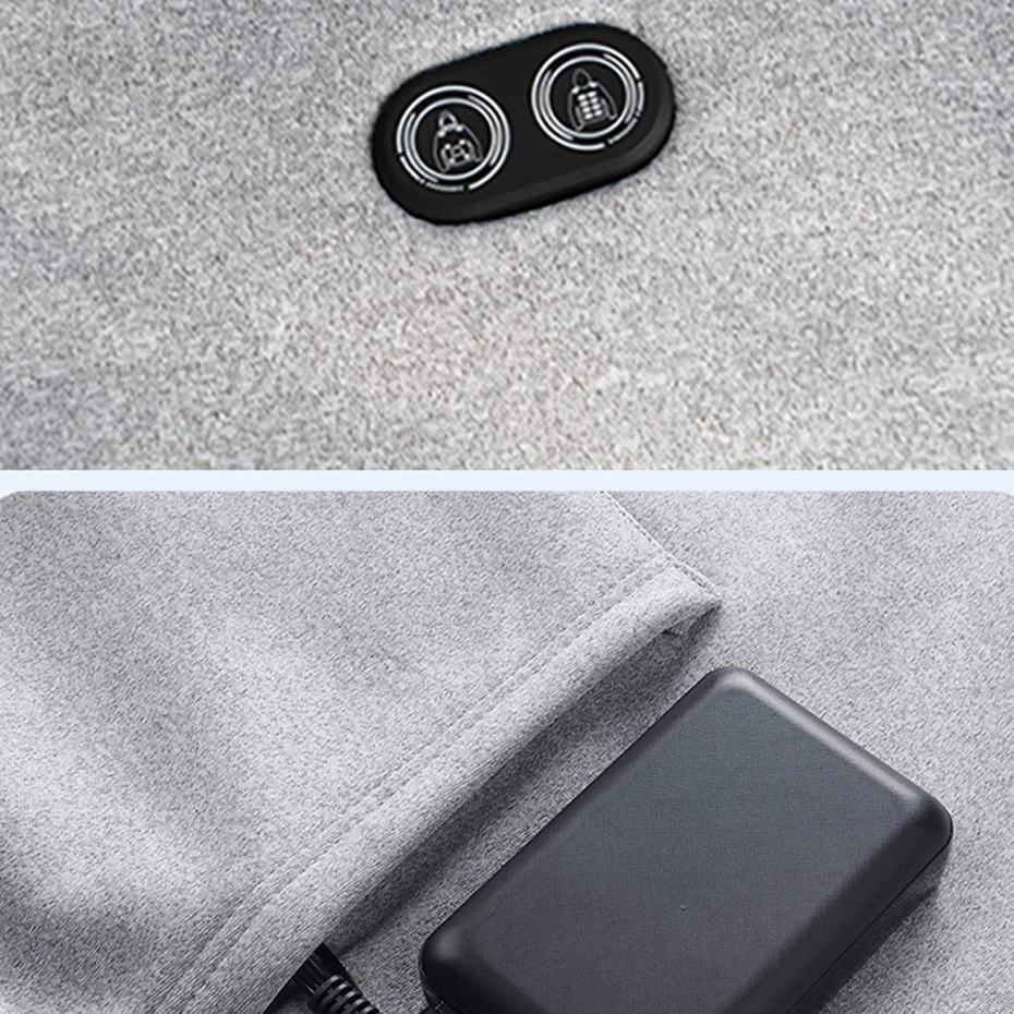 Sudadera con capucha con calefacción USB para hombre, Sudadera de punto con calefacción, 17 zonas, sudaderas con capucha con calefacción eléctrica, sudaderas con capucha cálidas para otoño e invierno para hombre