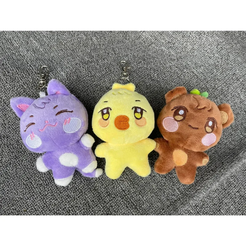 LLavero de muñeca de tienda emergente de 10CM, llavero con colgante de felpa bonito de dibujos animados de ANITEEZ, accesorios para bolso, regalos para seguidores de Kpop Yunho Yeosang