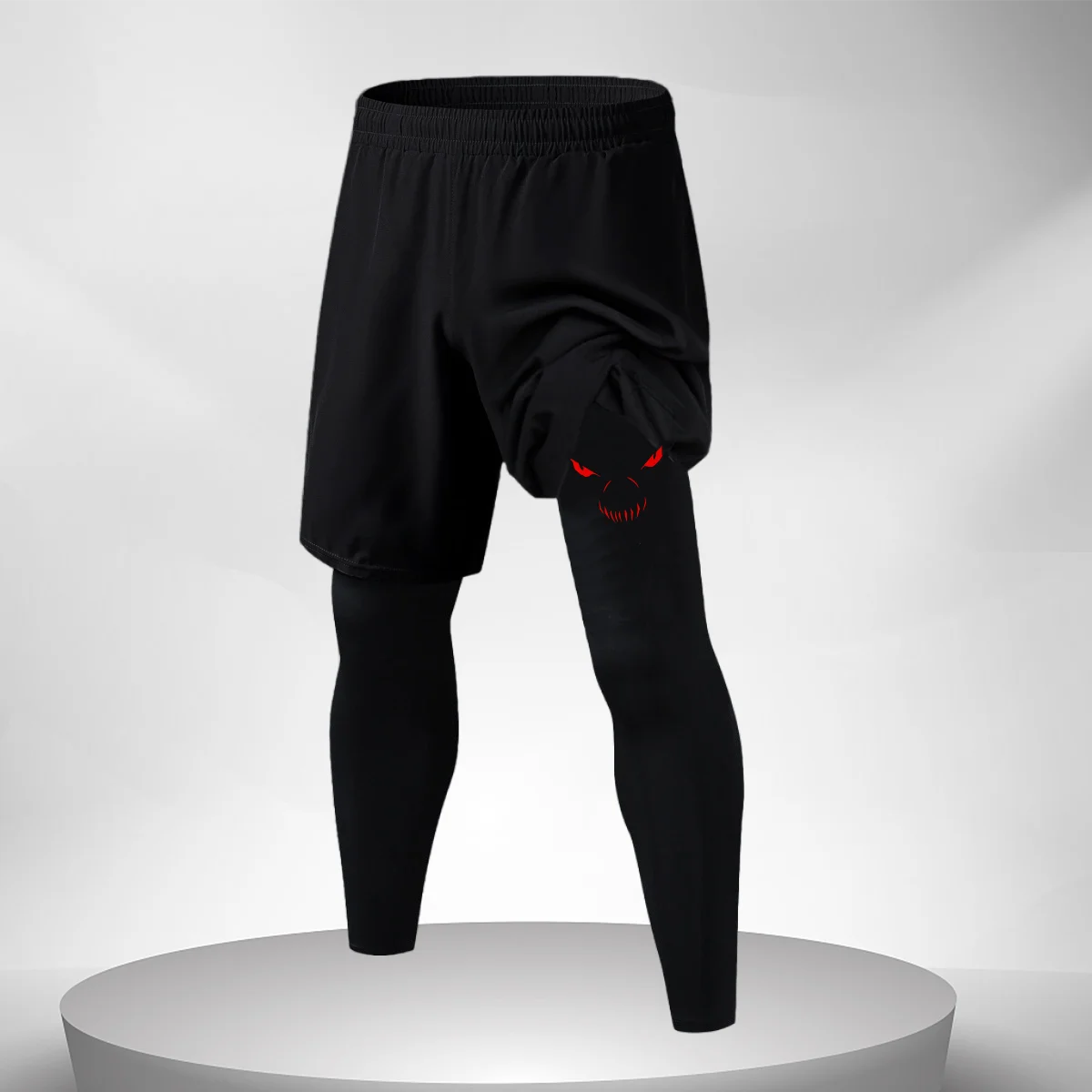 Pantalones de entrenamiento físico para hombre, pantalones de compresión para correr, mallas de entrenamiento de gimnasio de secado rápido, parte inferior deportiva para hombre