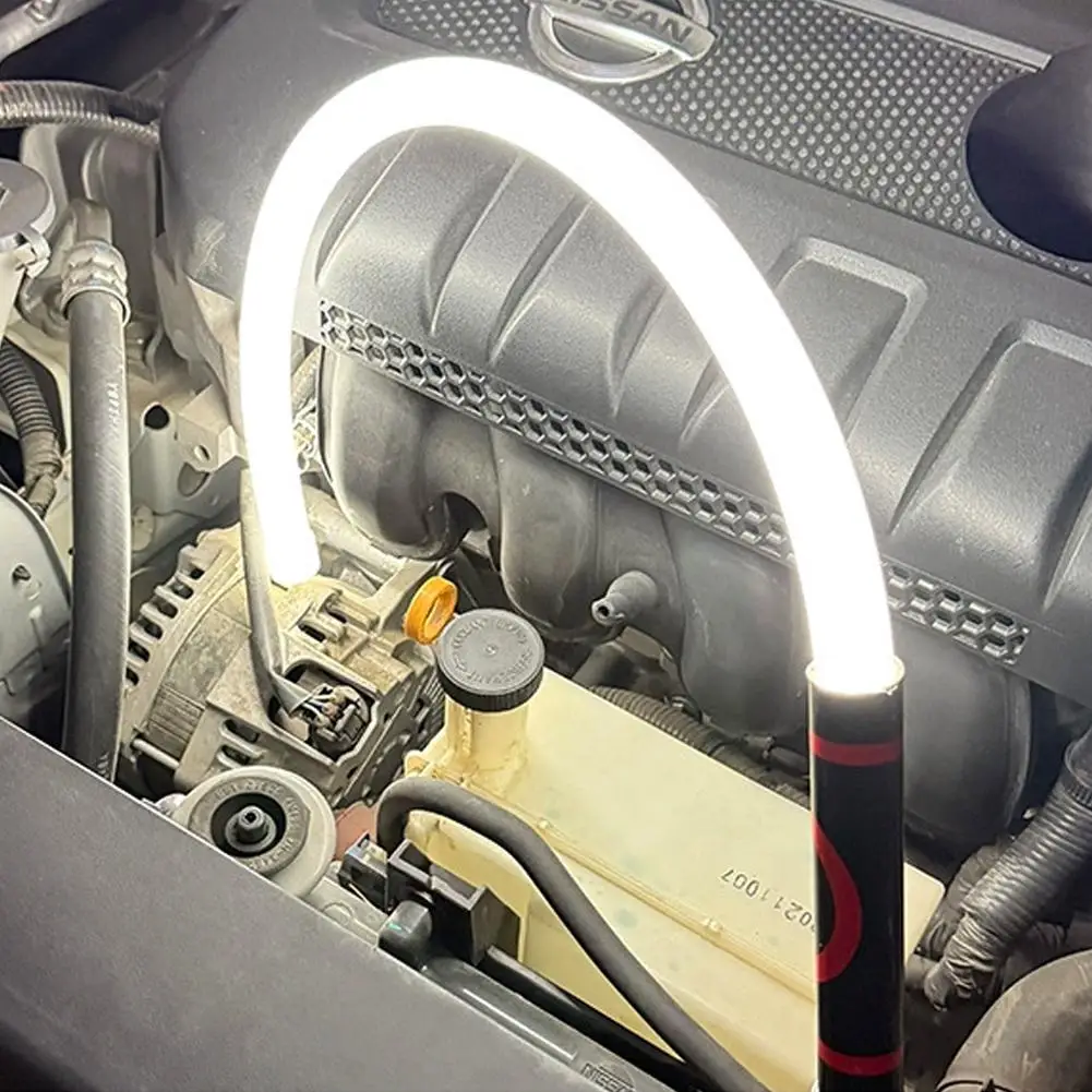 Nueva Linterna LED Flexible y Recargable de Alto Lumen para Mecánicos y Reparación de Automóviles
