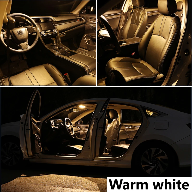 Kit de luces LED para el interior del coche, 16 Uds., para lectura de mapas, luz de maletero, para Alfa Romeo 159, 2005, 2006, 2007, 2008, 2009, 2010, 2011, 2012, accesorios